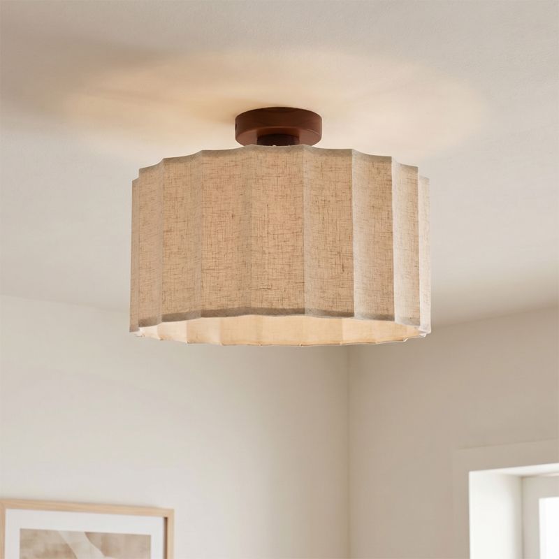 Lampada da soffitto beige Japandi, Loulou Lampada da soffitto beige Japandi, Loulou