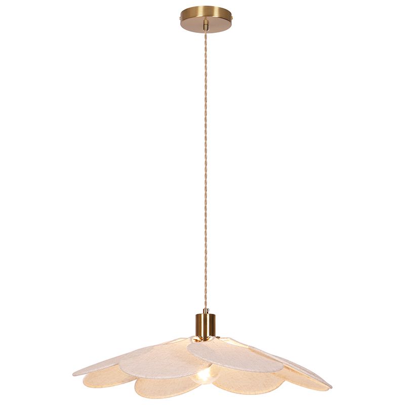 Lampada a sospensione beige rustica, Nena