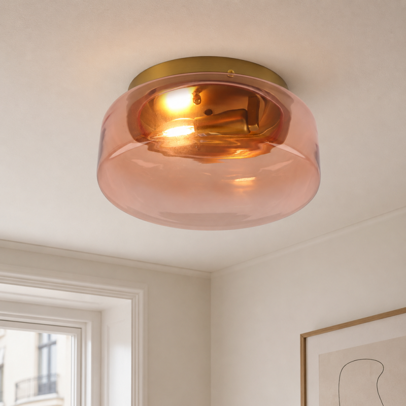 Lampada da soffitto rosa design, Byron