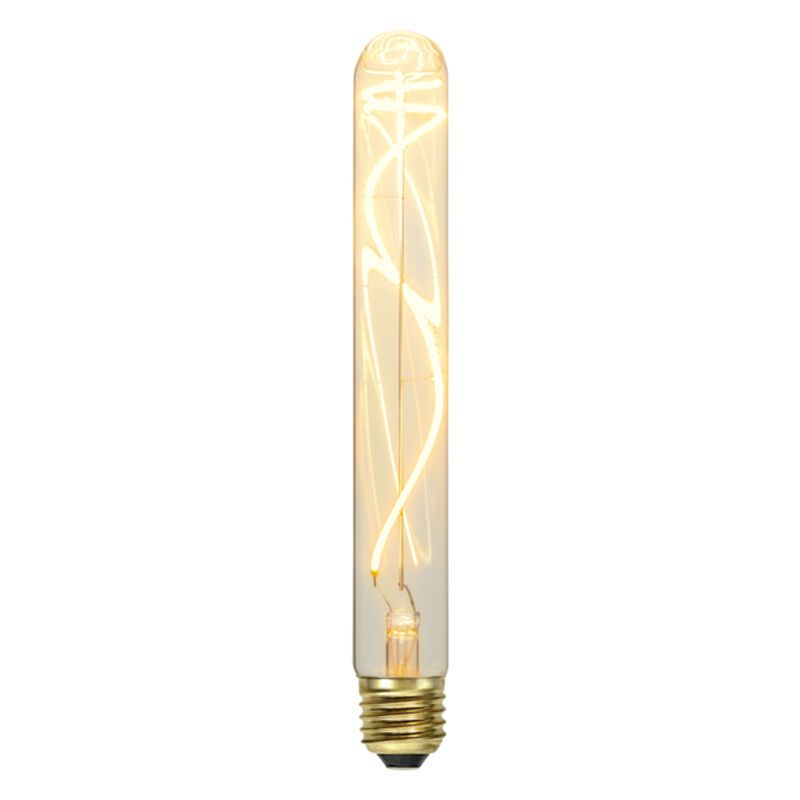 Lampada tubolare E27 dimmerabile, alta 22,5 cm, 3,4 w bianco extra atmosferico