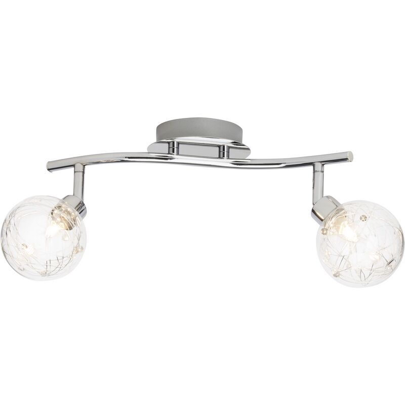Faretto da soffitto cromato design, Nessa