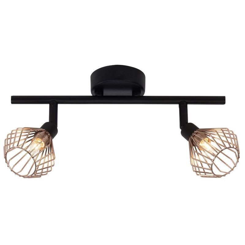 Lampada da soffitto in rame industriale, Keyshaira