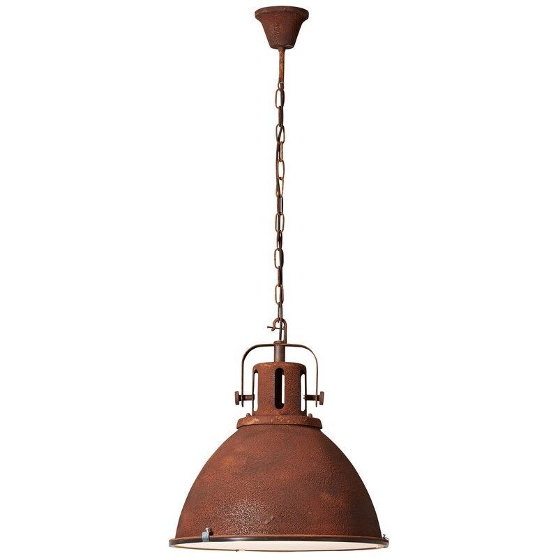 Lampada a sospensione color ruggine industriale, Alexi