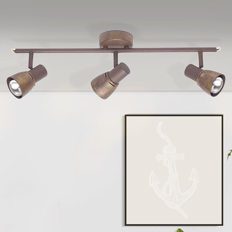 Faretto da soffitto in rame metallo, Rieko