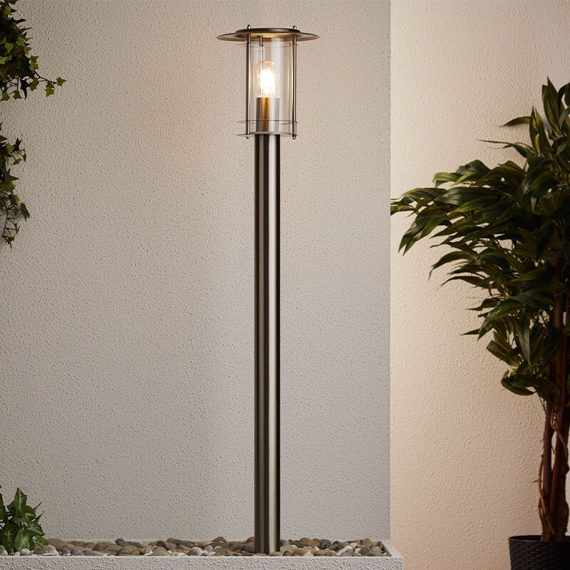 Lampada da esterno cromata metallo, Shamayra, IP44 Lampada da esterno cromata metallo, Shamayra, IP44