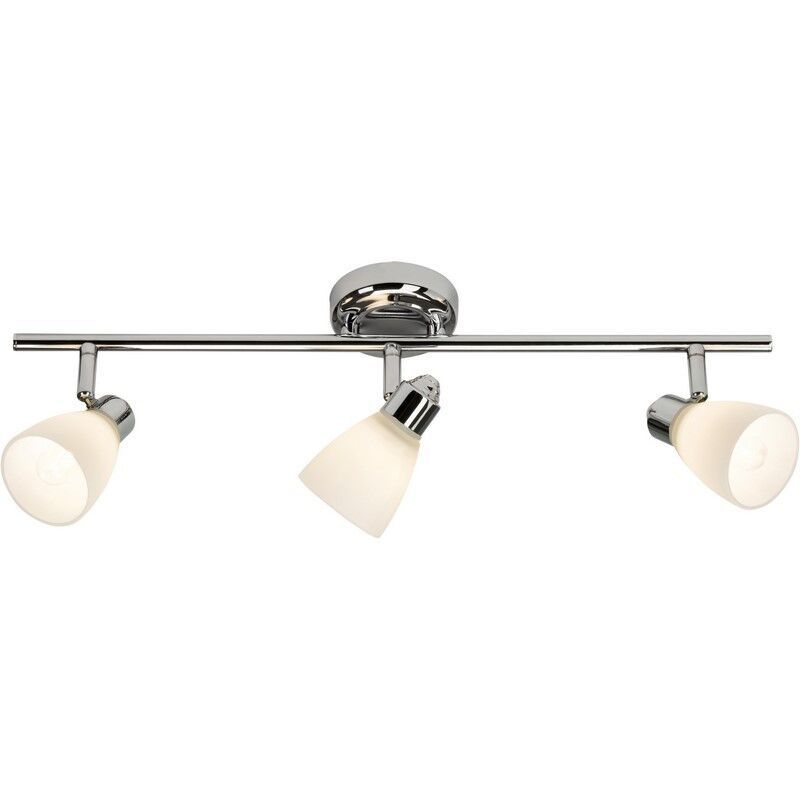 Faretto da soffitto cromato metallo, Josefa, IP44 Faretto da soffitto cromato metallo, Josefa, IP44