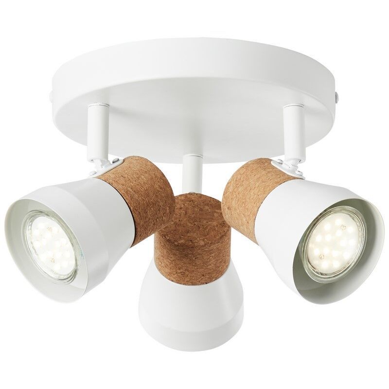 Lampada da soffitto in tappi di sughero bianca, Charlotte Lampada da soffitto in tappi di sughero bianca, Charlotte