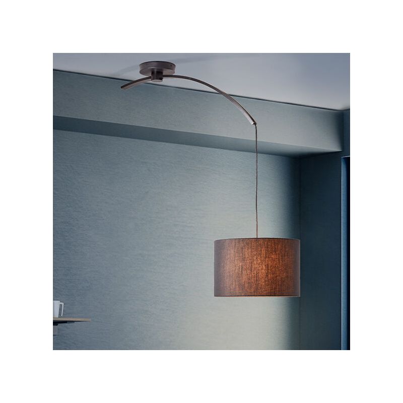 Lampade a sospensione per tavolo da pranzo nera moderna, Bernice Lampade a sospensione per tavolo da pranzo nera moderna, Bernice