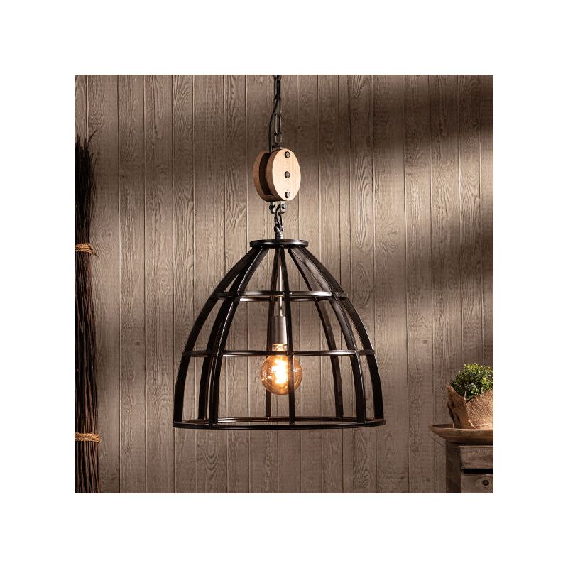 Lampada a sospensione nera industriale, Esmee Lampada a sospensione nera industriale, Esmee
