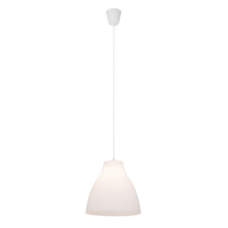 Lampada a sospensione bianca in plastica, Paco Lampada a sospensione bianca in plastica, Paco