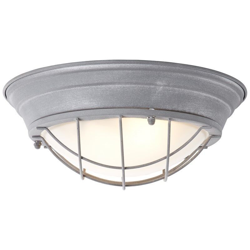 Lampada da soffitto grigia industriale, Aoife Lampada da soffitto grigia industriale, Aoife
