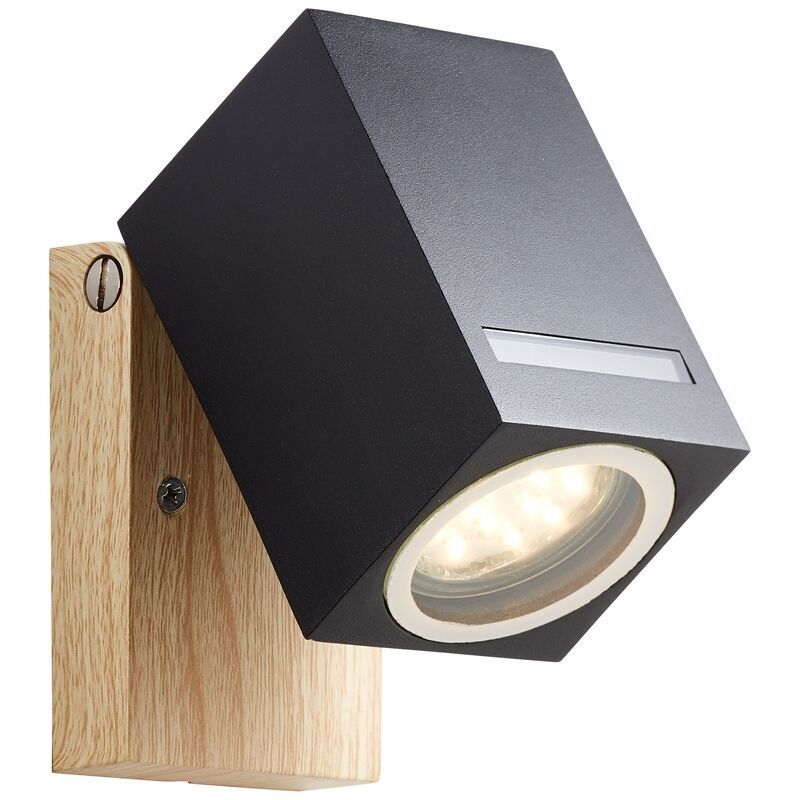 Lampada da esterno nera moderna, Charis, IP44