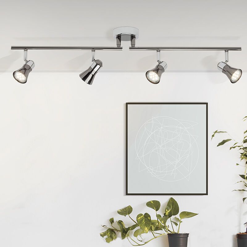 Faretto da soffitto cromato metallo, Levijn