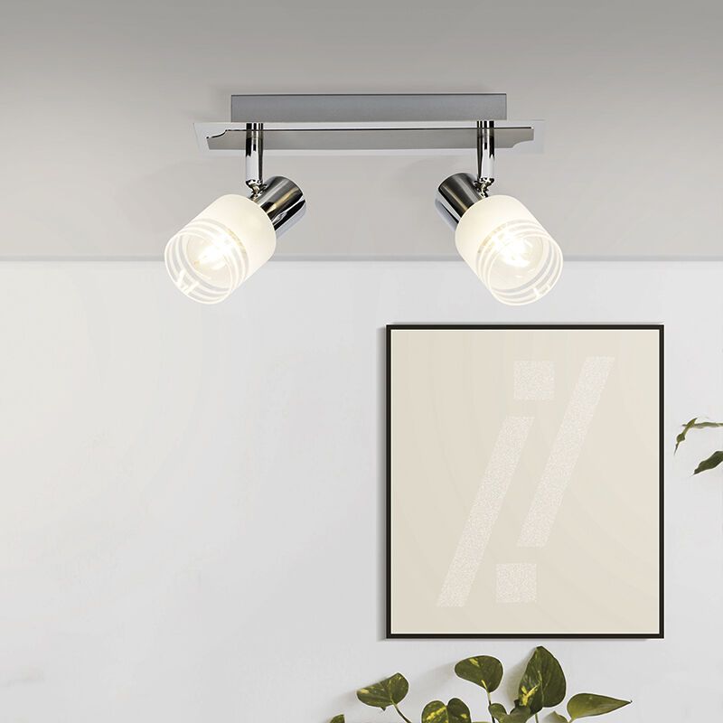 Faretto da soffitto cromato metallo, Blake, 28W, 2700K LED Faretto da soffitto cromato metallo, Blake, 28W, 2700K LED