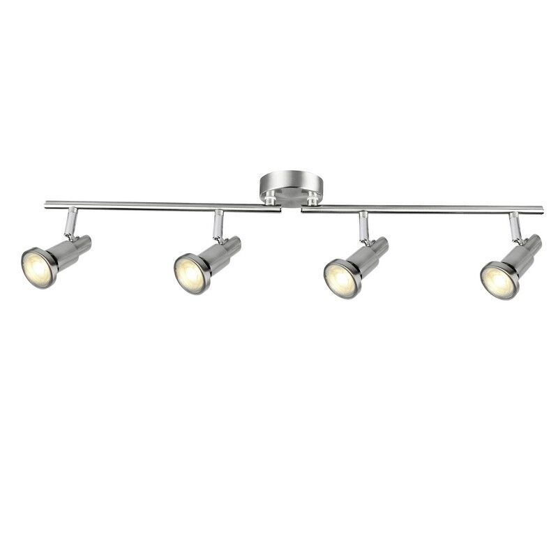 Faretto da soffitto cromato metallo, Robel, 7W, 3000K LED Faretto da soffitto cromato metallo, Robel, 7W, 3000K LED