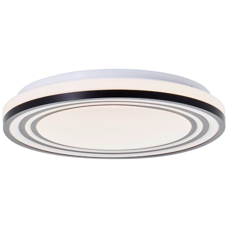Lampada da soffitto nera moderna, Merlijn, 24W, 3000K LED