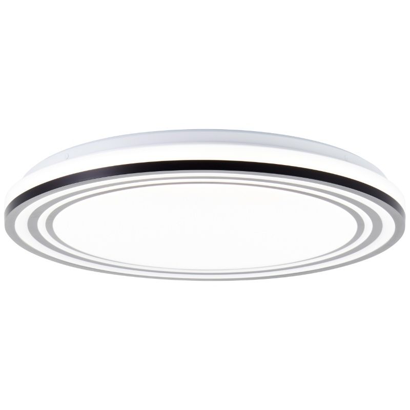 Lampada da soffitto nera moderna, Merlijn, 36W, white switch LED, con telecomando Lampada da soffitto nera moderna, Merlijn, 36W, white switch LED, con telecomando