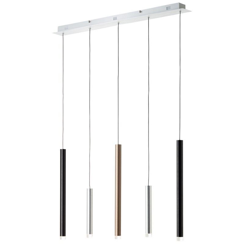 Lampada a sospensione argenta moderna, Olivia, 4W, 3000K LED