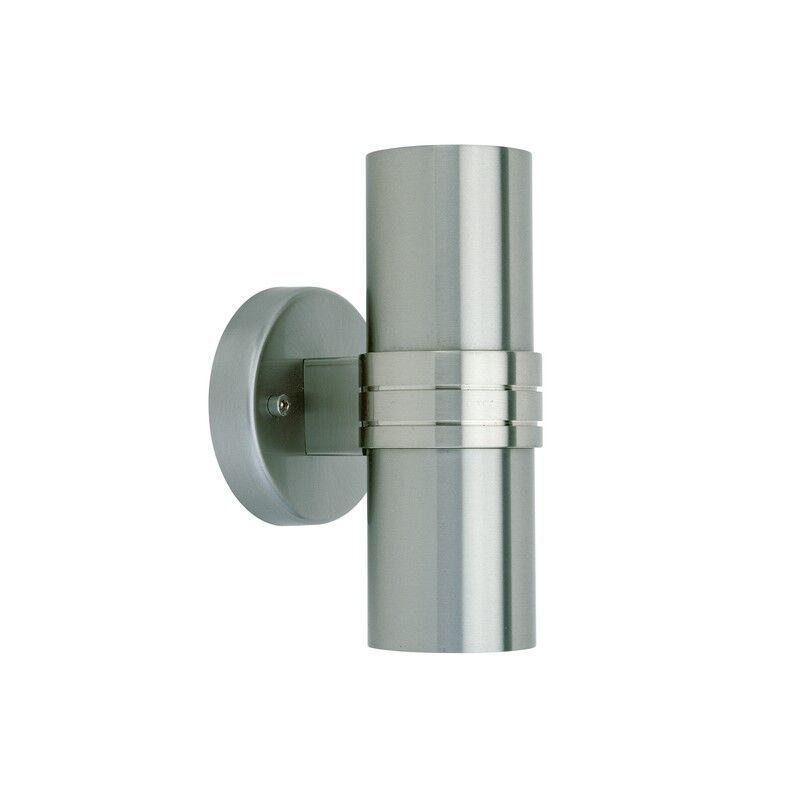 Lampada da esterno cromata moderna, Jaycie, 3W, 3000K LED, IP44 Lampada da esterno cromata moderna, Jaycie, 3W, 3000K LED, IP44