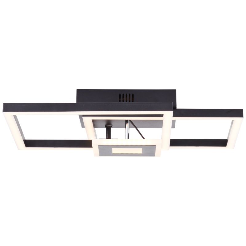 Lampada da soffitto nera design, Volkert, 22W, 3000K LED Lampada da soffitto nera design, Volkert, 22W, 3000K LED