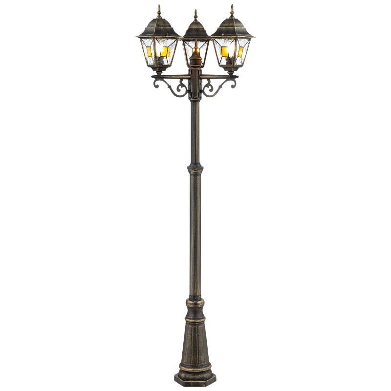 Lampada da esterno color ruggine classica, Levinus, IP44