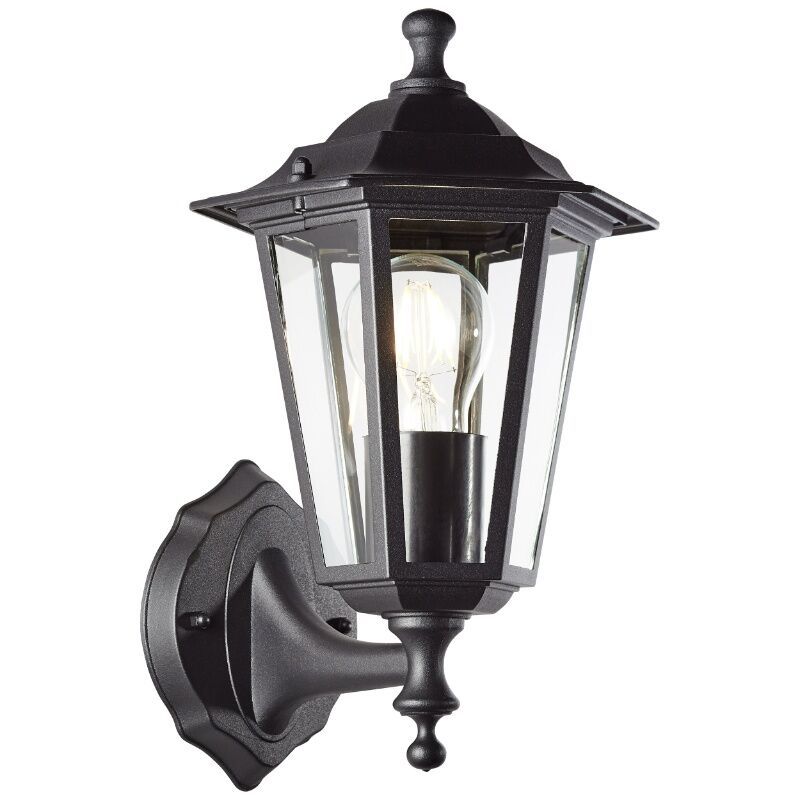 Lampada da esterno nera classica, Radha, IP44