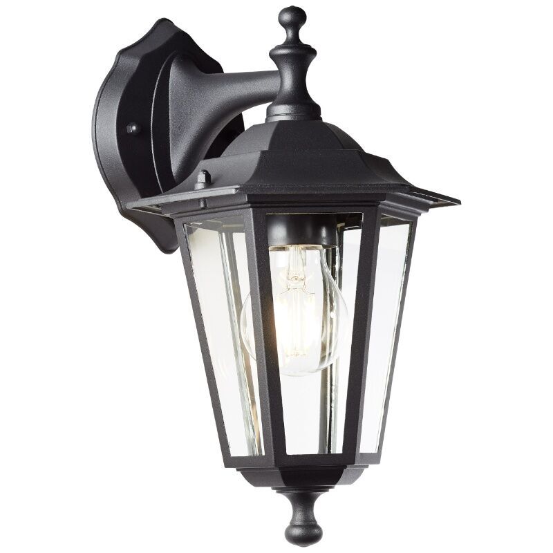 Lampada da esterno nera classica, Radha, IP44