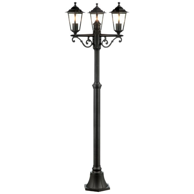 Lampada da esterno nera classica, Radha, IP44 Lampada da esterno nera classica, Radha, IP44
