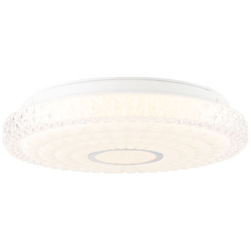 Plafoniera cromata design, Jenine, 12W, 3000K LED Plafoniera cromata design, Jenine, 12W, 3000K LED