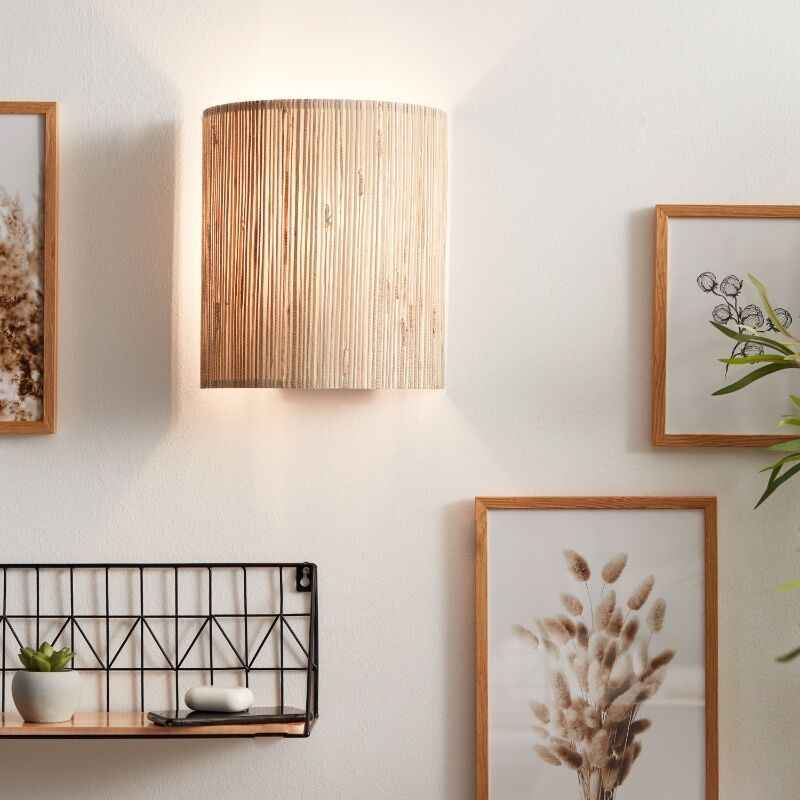 Applique da parete beige rustica, Wenda