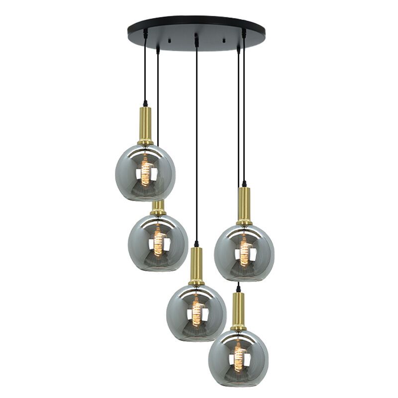 Lampada a sospensione grigia design, Giada