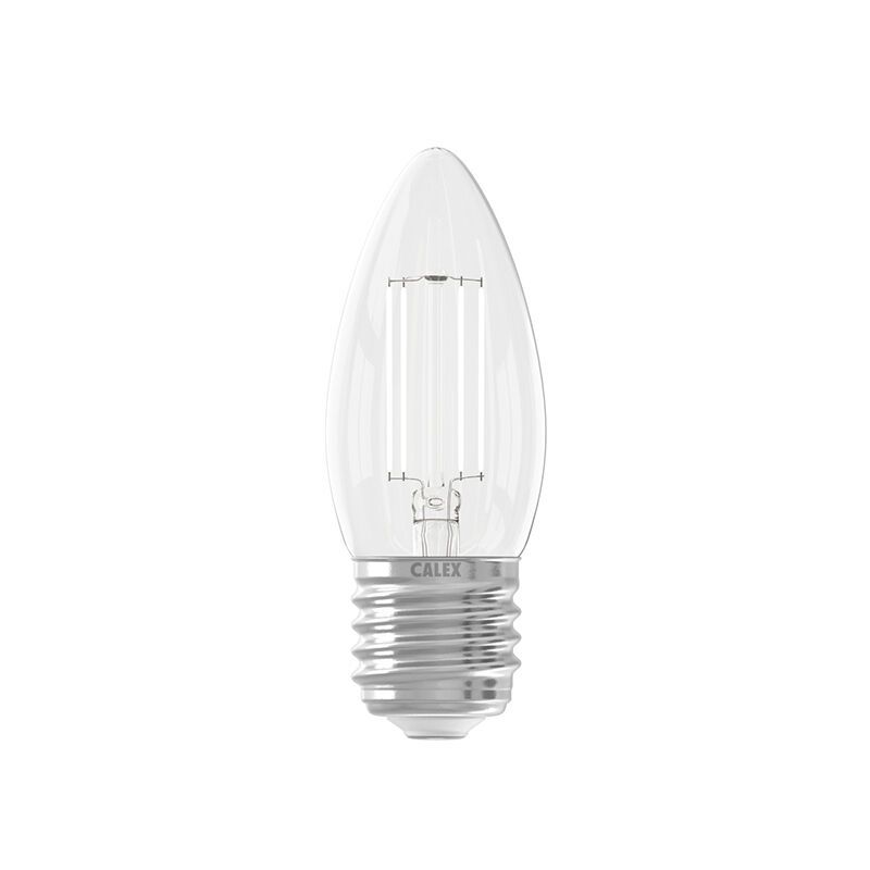 Calex lampadina a candela LED E27 regolabile 4,5W, 2700K