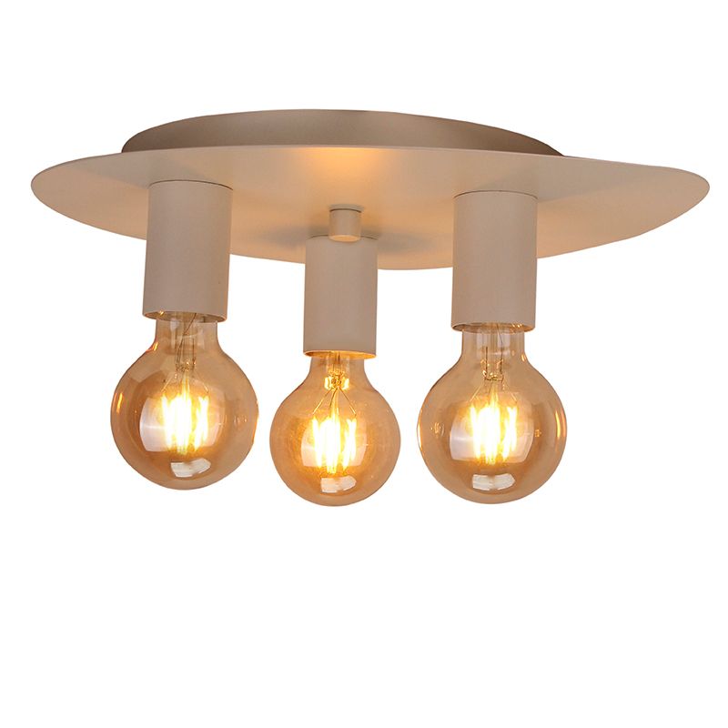 Faretto da soffitto crema metallo, Leilani