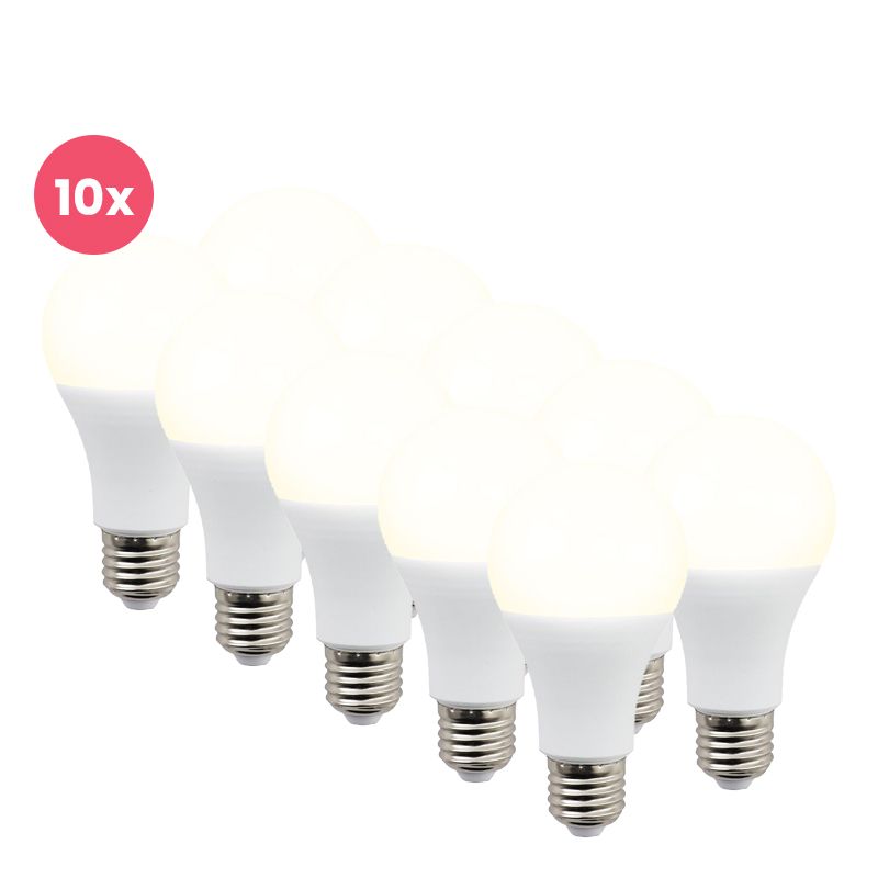 Confezione da 10 Lagiba lampadina LED E27 Bradley, 12W, 4000K