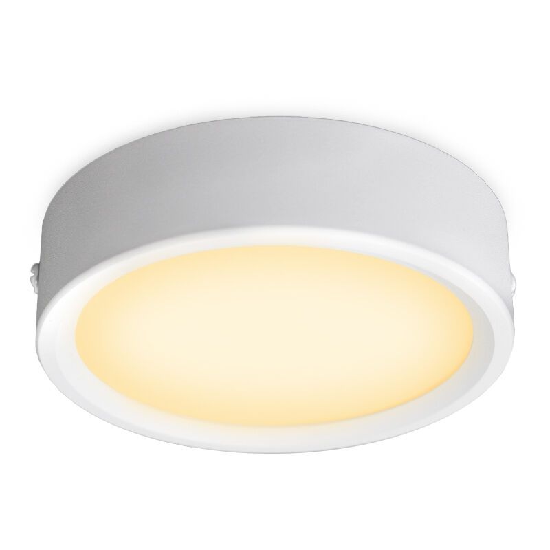 Lampada da soffitto bianca in alluminio, Aletta, 15W, 3000K LED Lampada da soffitto bianca in alluminio, Aletta, 15W, 3000K LED