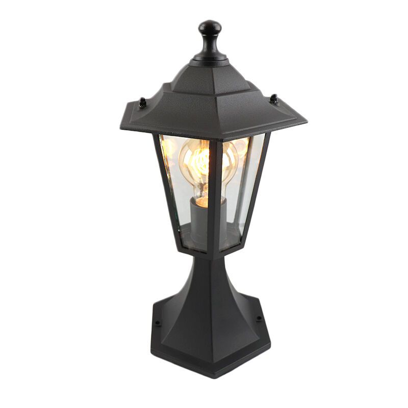 Lampada da esterno nera in alluminio, Alieke, IP44