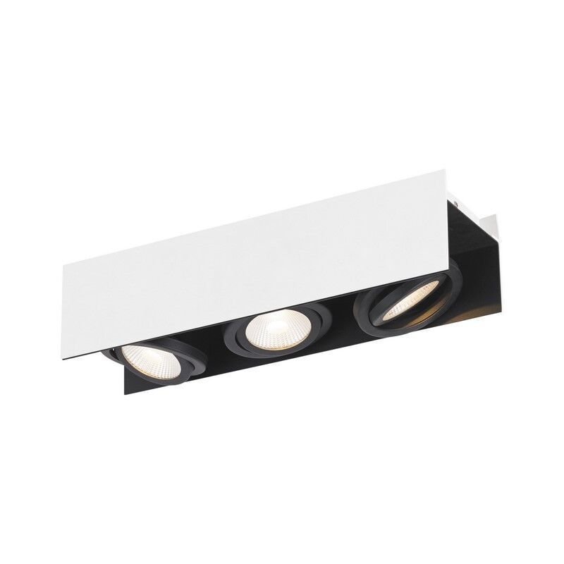 Lampada da soffitto bianca in alluminio, Patrik, 5W, 3000K LED