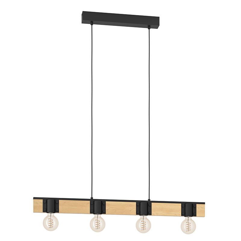 Lampada da tavolo marrone in legno, Angela
