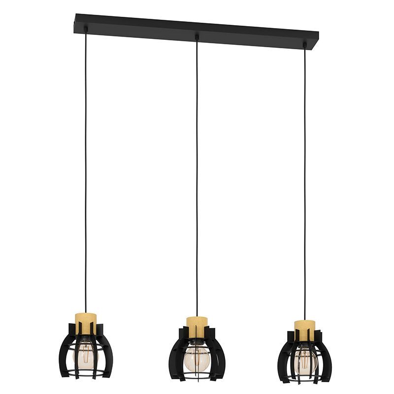 Lampada a sospensione nera in alluminio, Redouan Lampada a sospensione nera in alluminio, Redouan