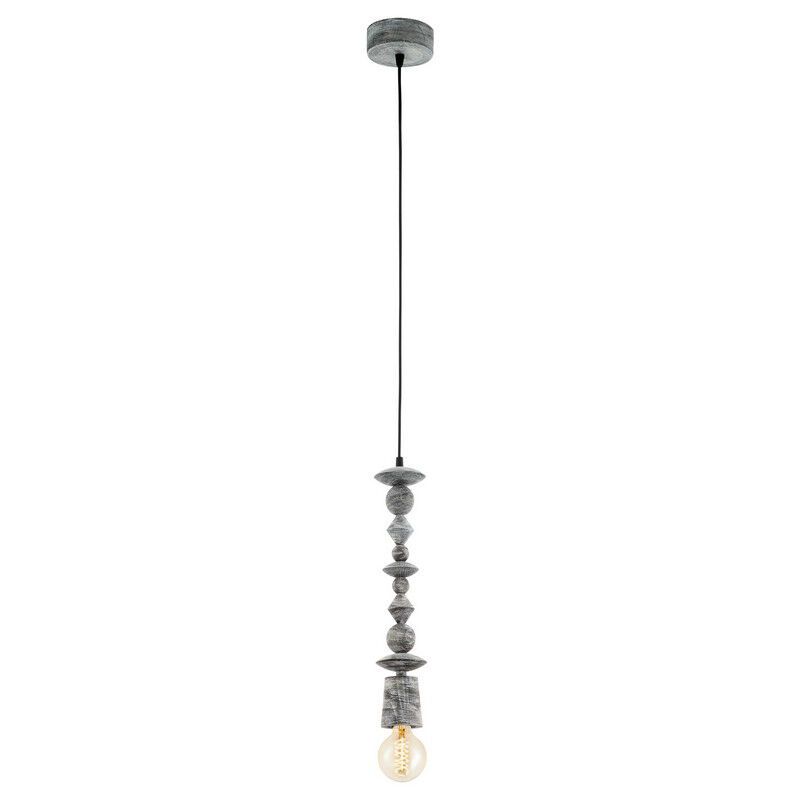 Lampada a sospensione in legno nera, Abel Lampada a sospensione in legno nera, Abel