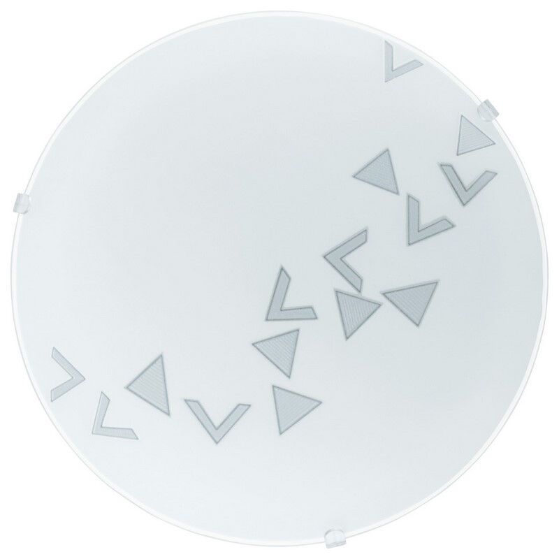 Plafoniera bianca in vetro, Bada