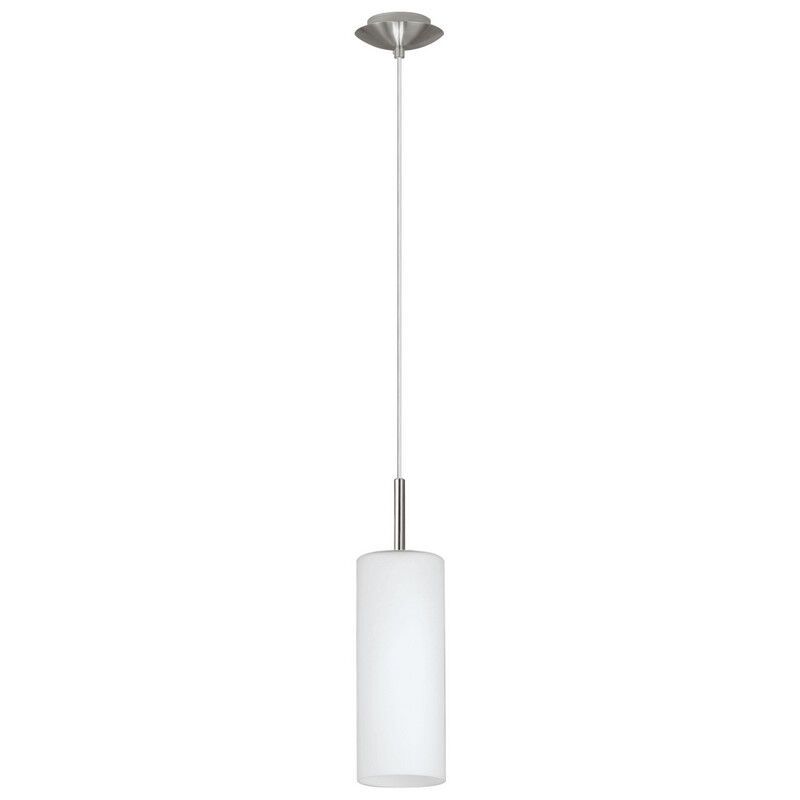Lampada a sospensione in nichel in vetro, Ciuda Lampada a sospensione in nichel in vetro, Ciuda