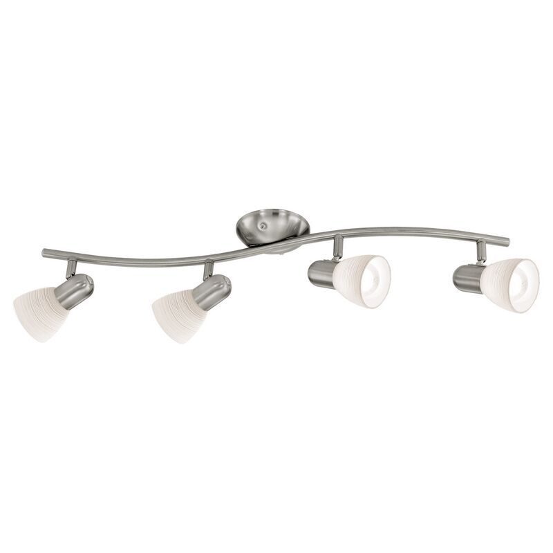 Faretto da soffitto in nichel in acciaio, Alem