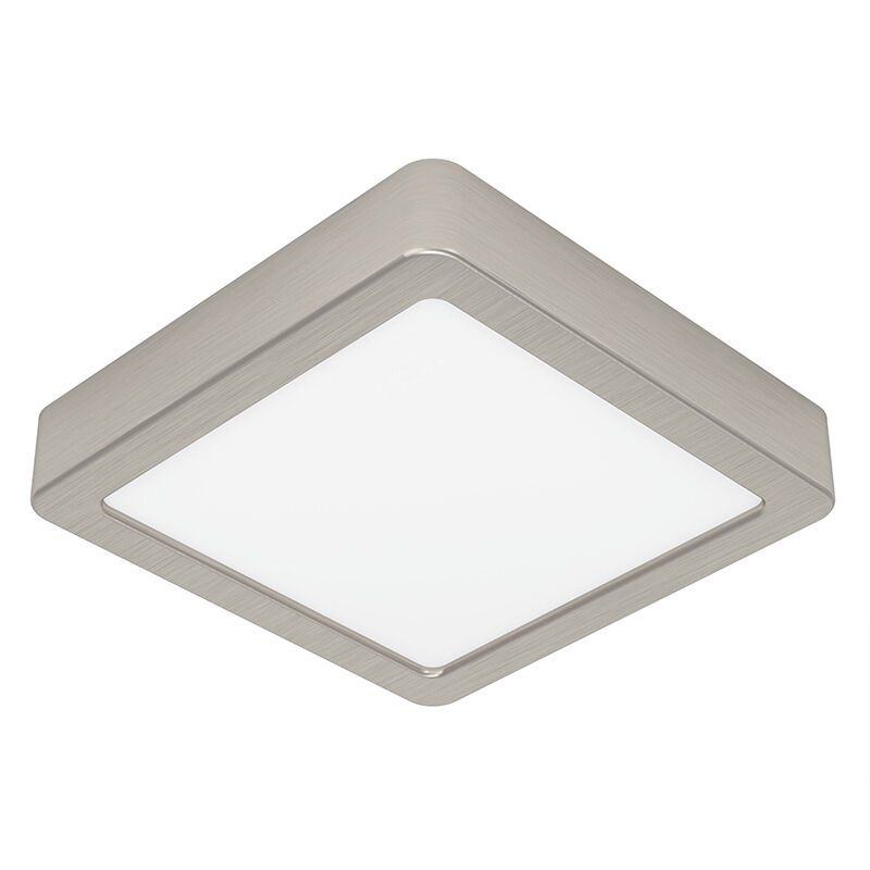 Plafoniera in nichel in plastica, Geraldo, 11W, 3000K LED