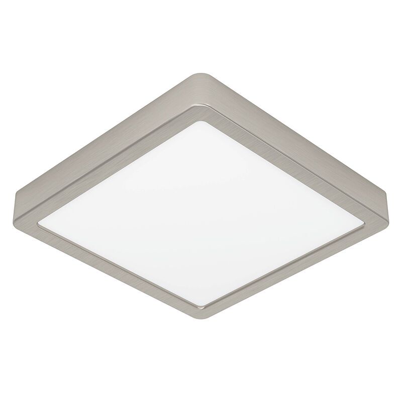 Plafoniera in nichel in plastica, Geraldo, 17W, 3000K LED