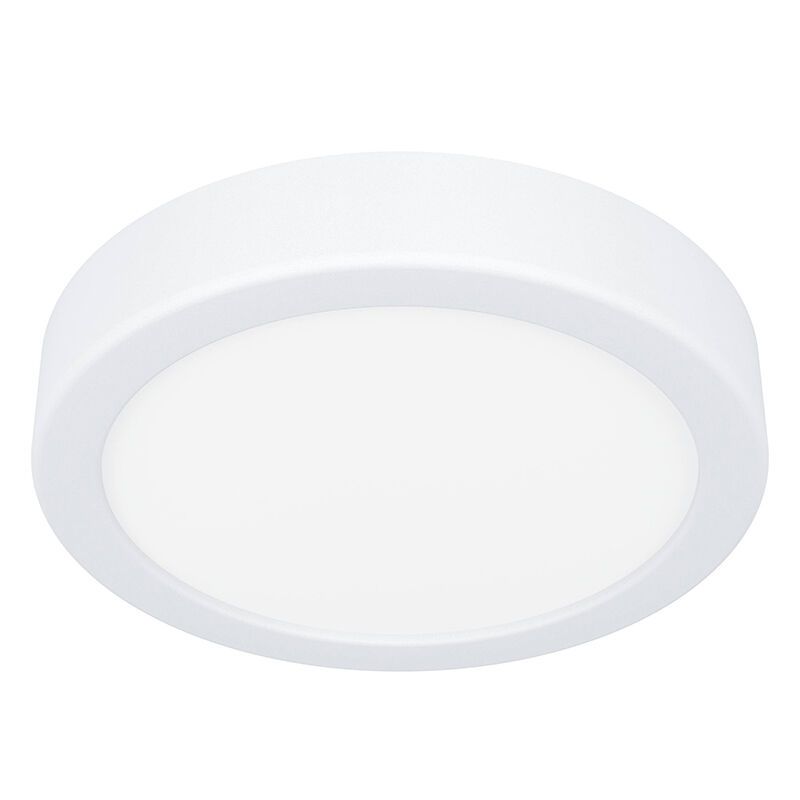 Lampada da soffitto da bagno bianca in plastica, Geraldo, 11W, 3000K LED, IP44