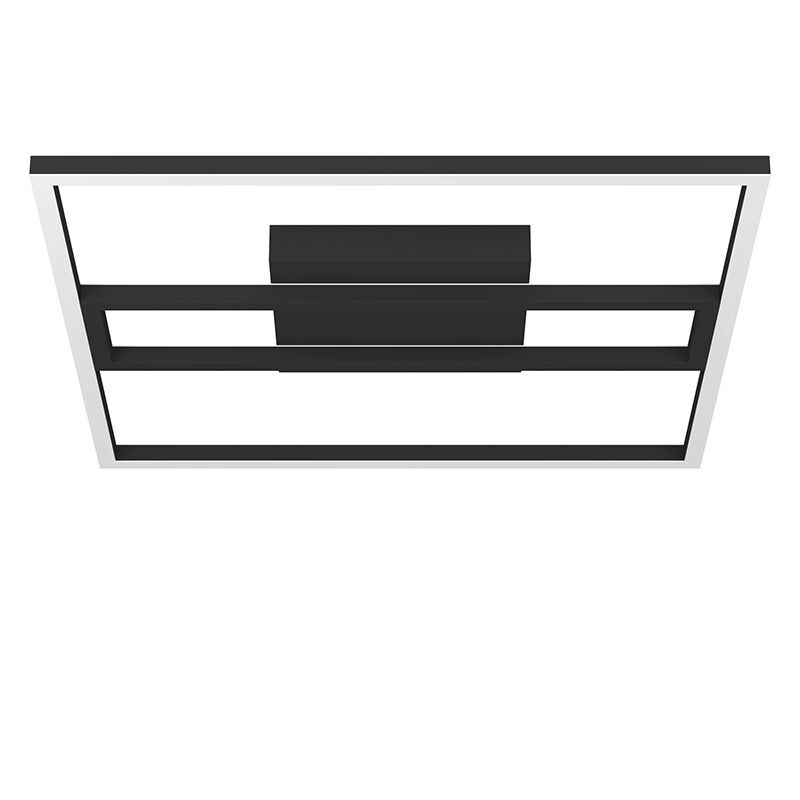 Plafoniera smart nera in alluminio, Cecilia, 21W, bianco regolabile tra caldo e freddo LED Plafoniera smart nera in alluminio, Cecilia, 21W, bianco regolabile tra caldo e freddo LED