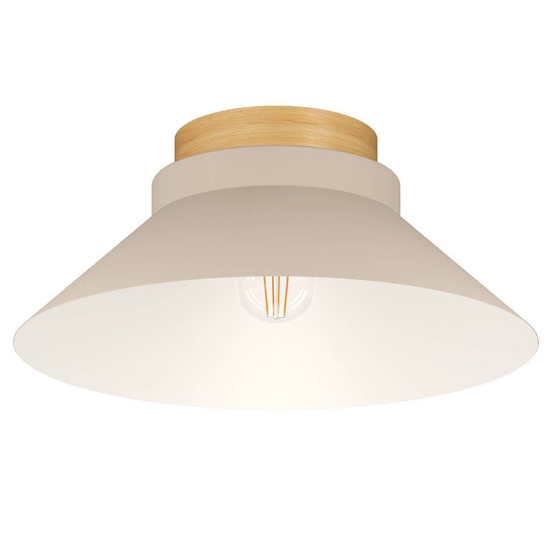 Lampada da soffitto beige in legno, Lucy Lampada da soffitto beige in legno, Lucy