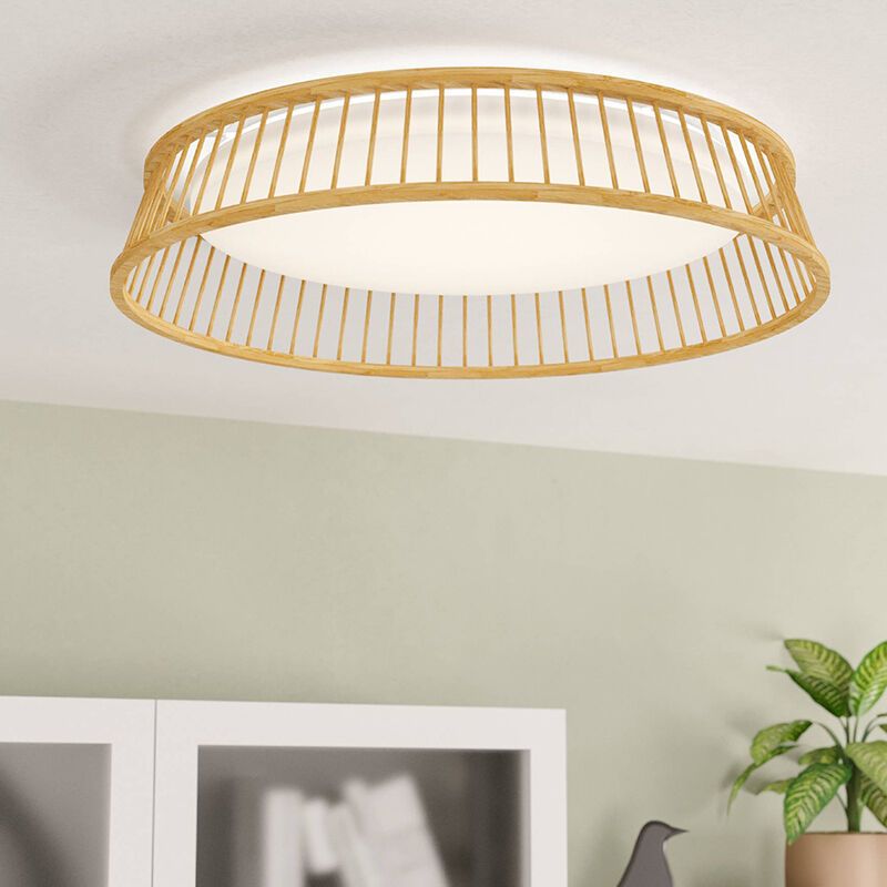 Plafoniera legno rustica, Jolene, 20W, 3000K LED