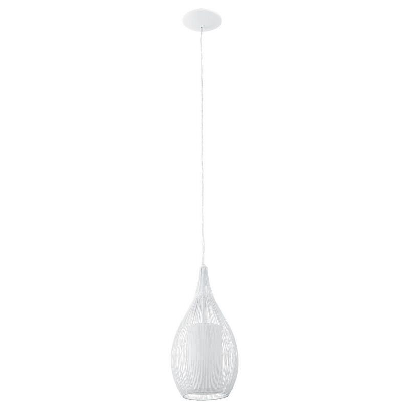 Lampada a sospensione bianca in vetro, Maritima Lampada a sospensione bianca in vetro, Maritima